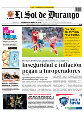 Cover of El Sol de Durango