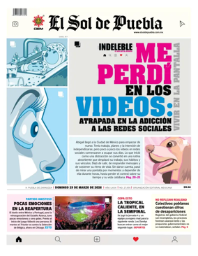Cover of El Sol de Puebla