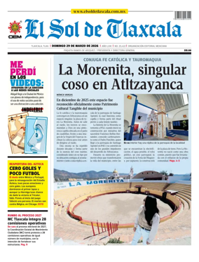 Cover of El Sol de Tlaxcala