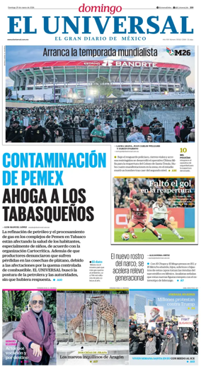 Cover of El Universal