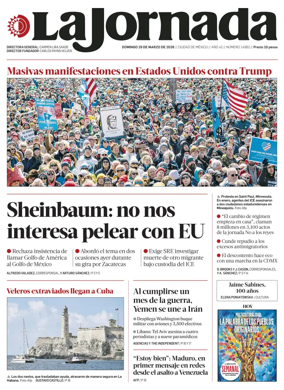 Cover of La Jornada