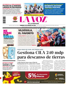 Cover of La Voz de la Frontera