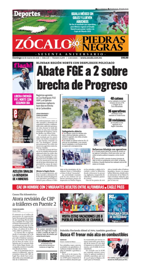 Cover of Zocalo Piedras Negras