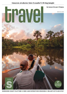 Cover of Sunday Star Times Travel