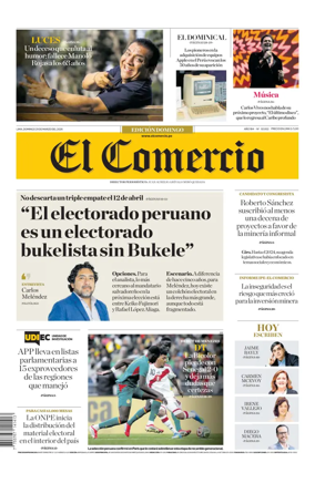 Cover of Diario El Comercio
