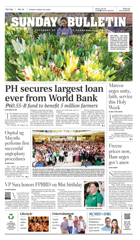 Cover of Manila Bulletin
