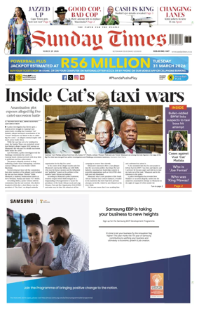Cover of Sunday Times