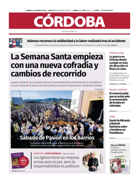 Cover of Diario Cordoba