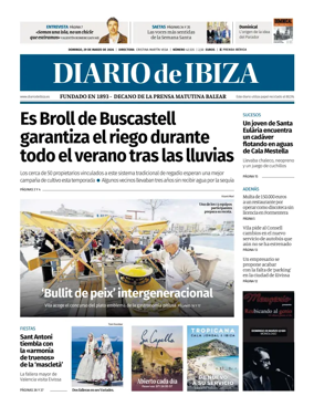 Cover of Diario de Ibiza