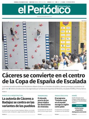 Cover of El Periodico Extremadura