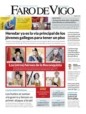 Cover of Faro de Vigo