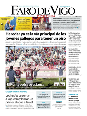 Cover of Faro de Vigo (Pontevedra)