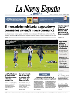 Cover of La Nueva Espana (Aviles)
