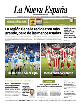 Cover of La Nueva Espana (Occidente)