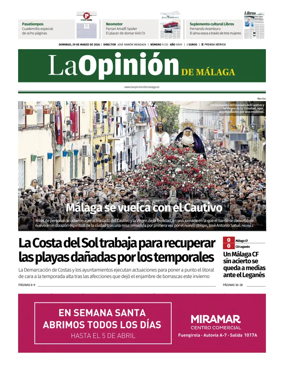 Cover of La Opinion de Malaga
