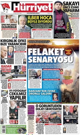 Cover of Hurriyet