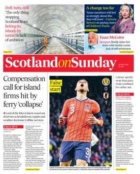 Cover of Scotland on Sunday