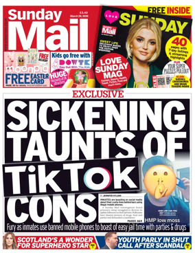 Cover of Sunday Mail (UK)