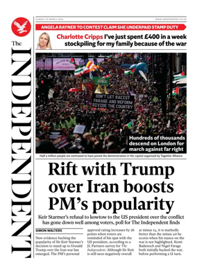 Cover of The Independent