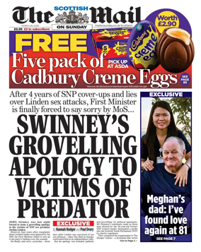 Cover of The Scottish Mail on Sunday