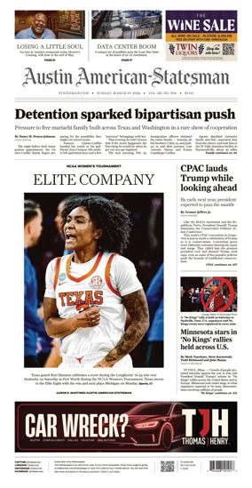 Cover of Austin American-Statesman