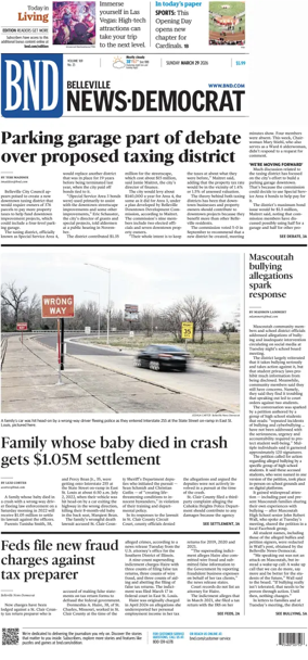 Cover of Belleville News-Democrat (Sunday)