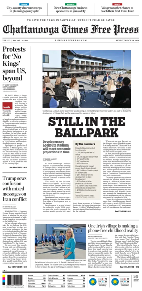 Cover of Chattanooga Times Free Press