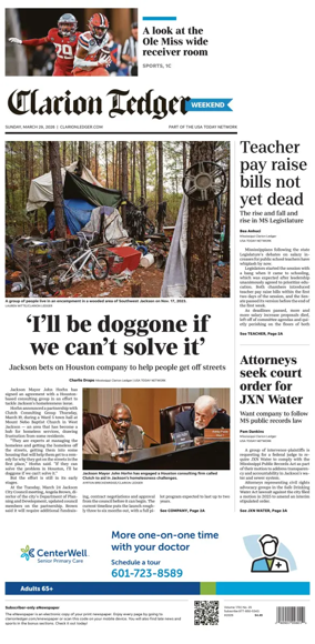 Cover of Clarion Ledger