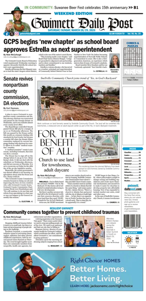Cover of Gwinnett Daily Post