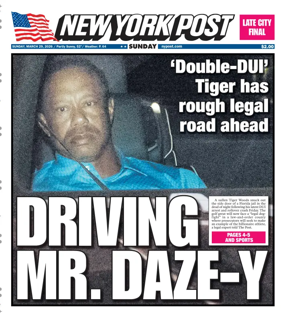 Cover of New York Post