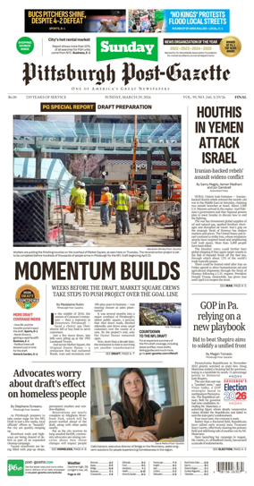 Cover of Pittsburgh Post-Gazette