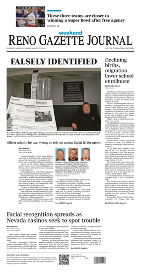 Cover of Reno Gazette Journal