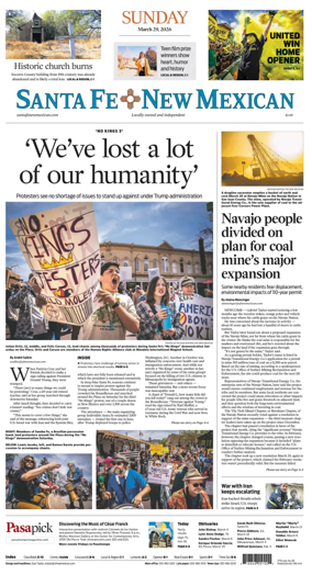 Cover of Santa Fe New Mexican