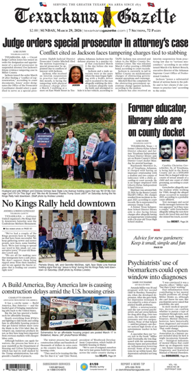 Cover of Texarkana Gazette