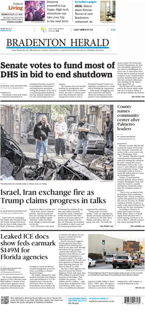 Cover of The Bradenton Herald (Sunday)