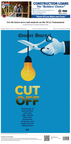 Cover of The Courier-Journal (Louisville)