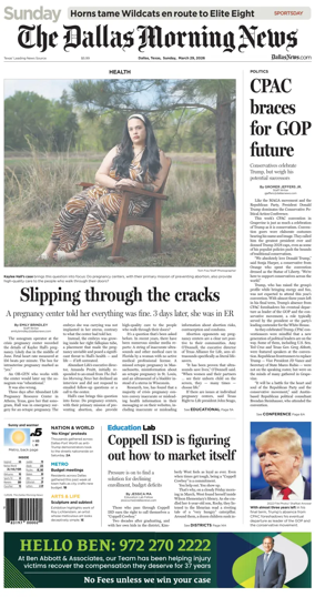 Cover of The Dallas Morning News