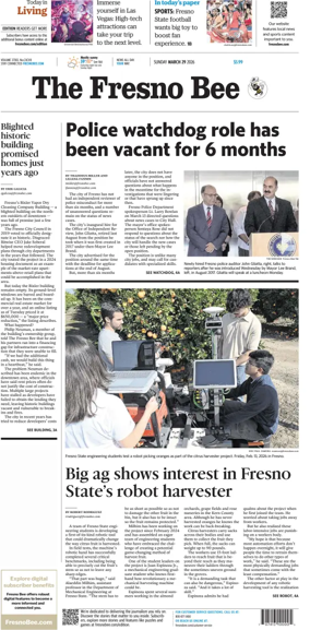 Cover of The Fresno Bee (Sunday)