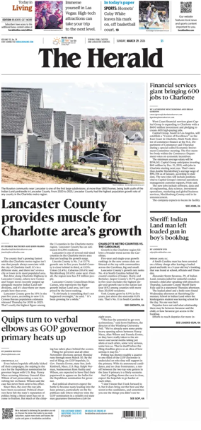 Cover of The Herald (Rock Hill)