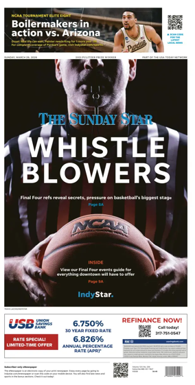 Cover of The Indianapolis Star