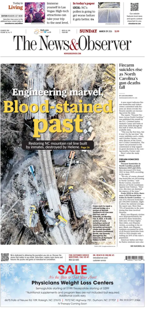 Cover of The News & Observer (Sunday)