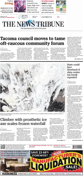 Cover of The News Tribune