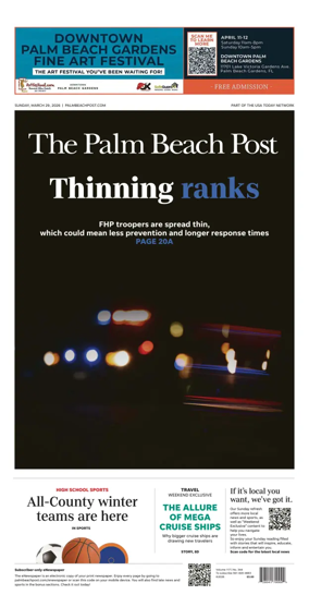 Cover of The Palm Beach Post