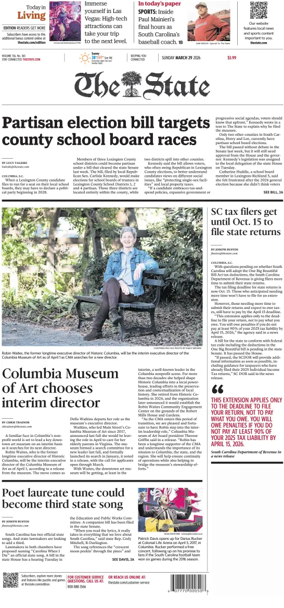 Cover of The State (Sunday)