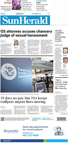 Cover of The Sun Herald (Sunday)