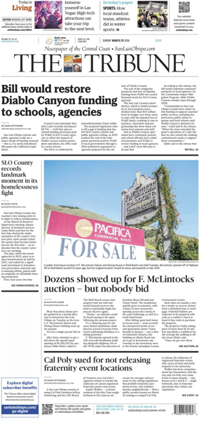 Cover of The Tribune (SLO) (Sunday)