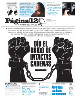 Cover of Pagina 12