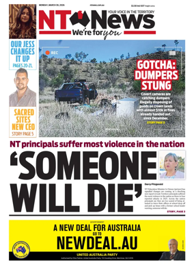 Cover of NT News