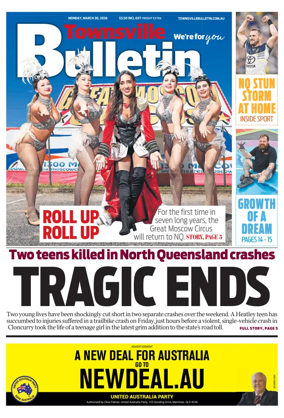 Cover of Townsville Bulletin