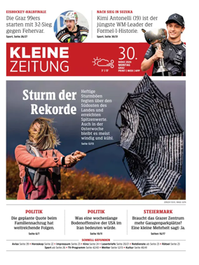 Cover of Kleine Zeitung Steiermark